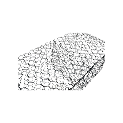 0.5mm espessura de PVC Galfan liga galvanizado malha de arame Gabion cesta