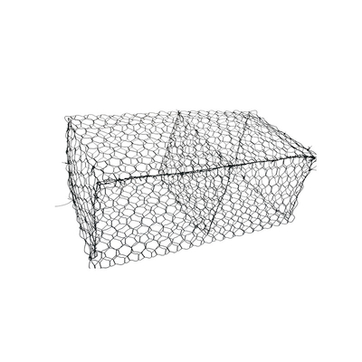 2x1x1m Cesto de gabião de aço hexagonal tecido com Zn-10%AL Resistência à tração 350-550N/mm2