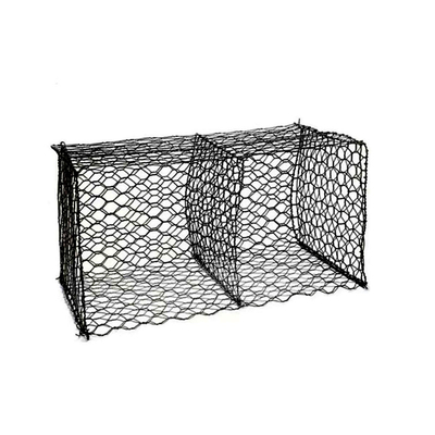 2x1x1m Cesto de gabião de aço hexagonal tecido com Zn-10%AL Resistência à tração 350-550N/mm2
