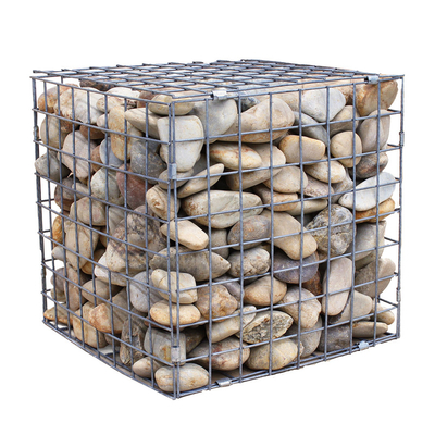 2x1x1m Cesto de gabião de aço hexagonal tecido com Zn-10%AL Resistência à tração 350-550N/mm2