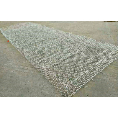 Galfan Soldado Gabion Basket 6 * 8CM tamanho de malha resistência ao desgaste