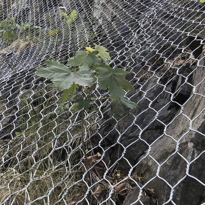 Galfan Galvanized Alloy Gabion Basket Zinc-10%AL Revestimento de rede de arame