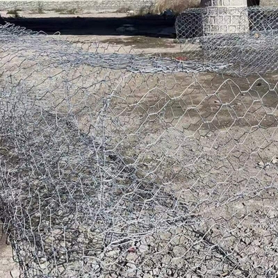 Cestas de gabião galvanizadas de liga Galfan com revestimento de PVC RAL Standard