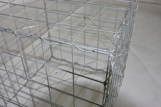 CN GABION Furo quadrado Gabion 3,0 mm Soldadura de pontos de arame de aço para parede de retenção