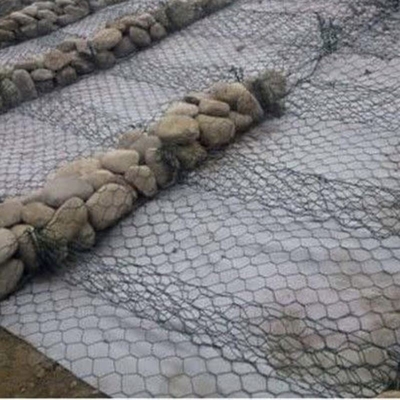 Caixa de carga pesada Soldada em ponto Soldada Galvanizado Gabion Parede de retenção