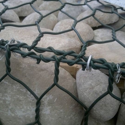 Galfan Alloy Spot Welded Woven Wire Gabion Hotdip Galvanizado