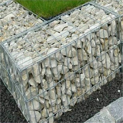 Pre-preenchido Gabion Galvanizado pesado rede de arame hexagonal cesta anti-corrosionado para dique de rio
