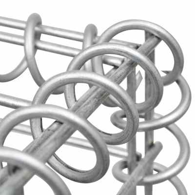 Pre-preenchido Gabion Galvanizado pesado rede de arame hexagonal cesta anti-corrosionado para dique de rio