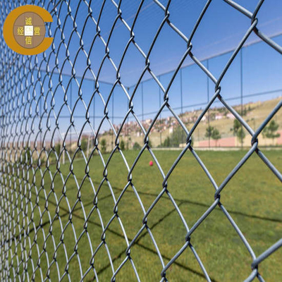 Rustproof plástico revestido de ferro Chain Link Rede de vedação personalização