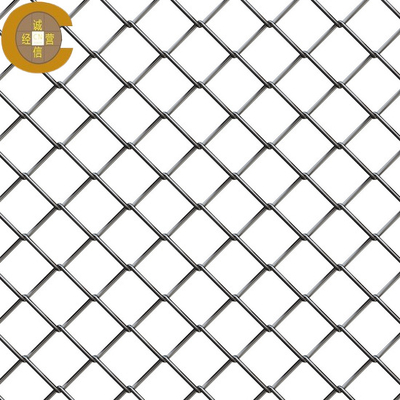 Cercas galvanizadas de rede de ligação de cadeia de ferro para proteção de segurança