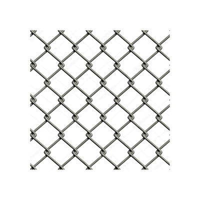 Rede de ligação de cadeia de arame galvanizado com revestimento de PVC para cercas de jardim