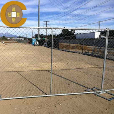 6 * 12ft Professional resistente cercas galvanizadas temporárias para segurança