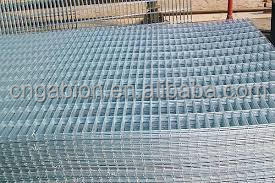 Industrial comercial 6x15 aço galvanizado vedação pesada painel de malha de fio soldado