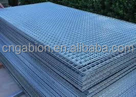Industrial comercial 6x15 aço galvanizado vedação pesada painel de malha de fio soldado