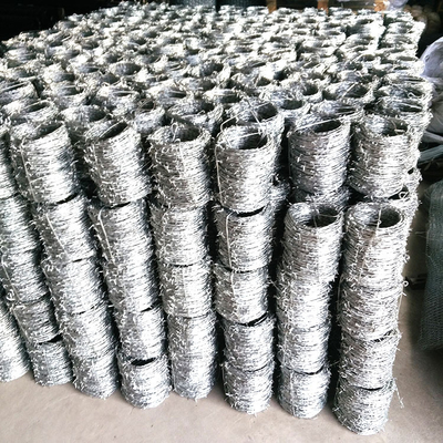 Grelha de arame farpado revestida de PVC galvanizado 2.0-4.0mm