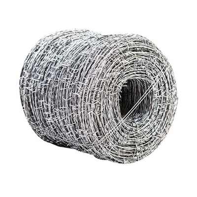 Grelha de arame farpado revestida de PVC galvanizado 2.0-4.0mm
