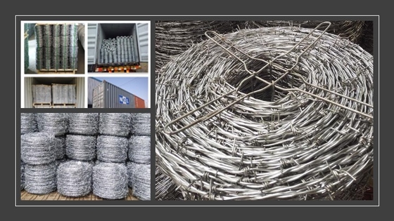 Arame de barbear galvanizado de baixo carbono 2.0-4.0 mm