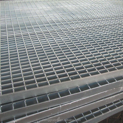 Plataforma galvanizada de grades de aço com buraco quadrado