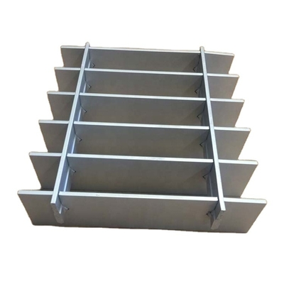 Grelha de aço galvanizado com buraco quadrado antiderrapante