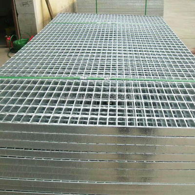 Grelha de aço galvanizado com buraco quadrado antiderrapante