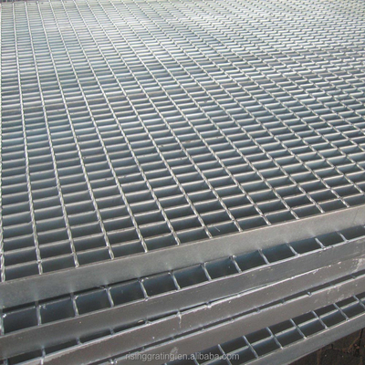 Grelha de aço galvanizado com buraco quadrado antiderrapante