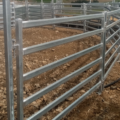 Painéis de vedação de gado galvanizados de metal padrão para quintas de gado