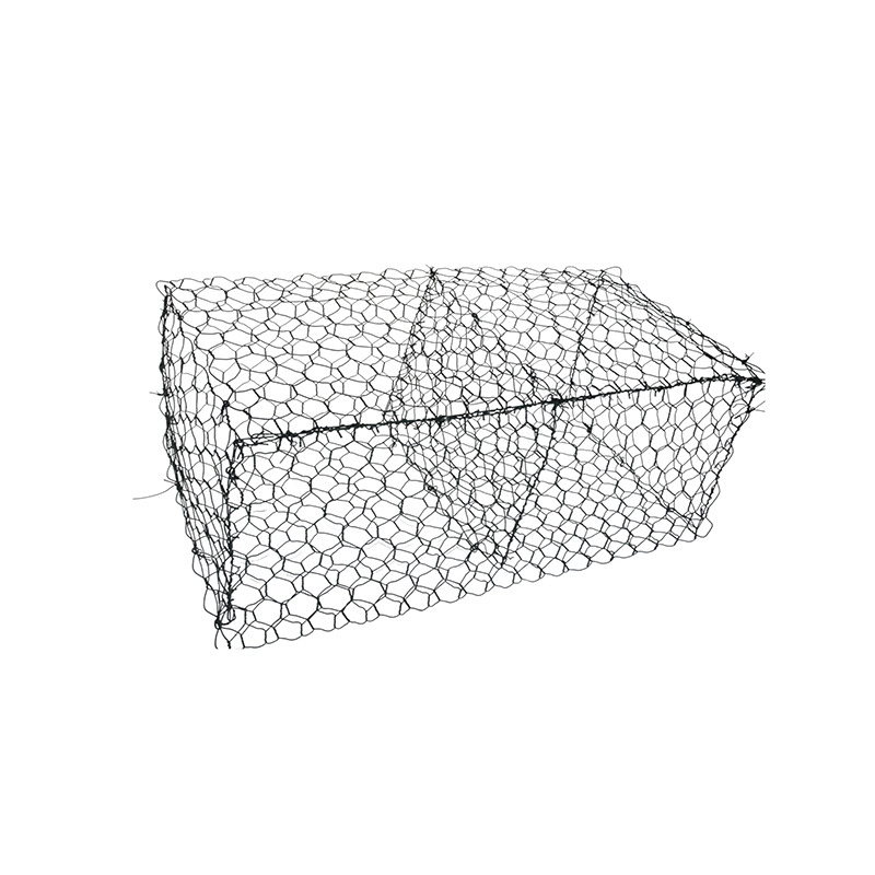 2x1x1m Cesto de gabião de aço hexagonal tecido com Zn-10%AL Resistência à tração 350-550N/mm2